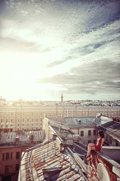 1696 Выход на крышу..., Фотография Фотостудии Skypoint в Санкт-Петербурге